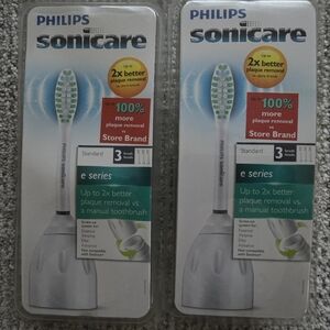 Philips Sonicare E-Series Toothbrush Heads. 2 Packages.